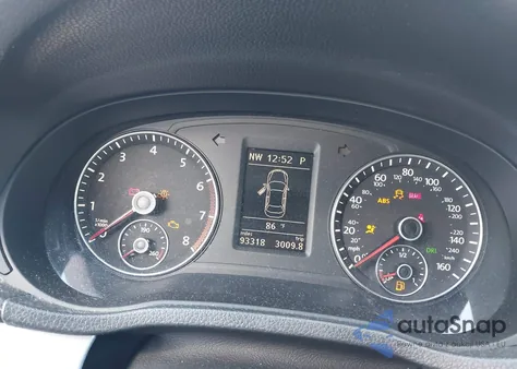 2012 Volkswagen Passat 2.5L Se из США, поврежденный, VIN 1VWBP7A38CC004478